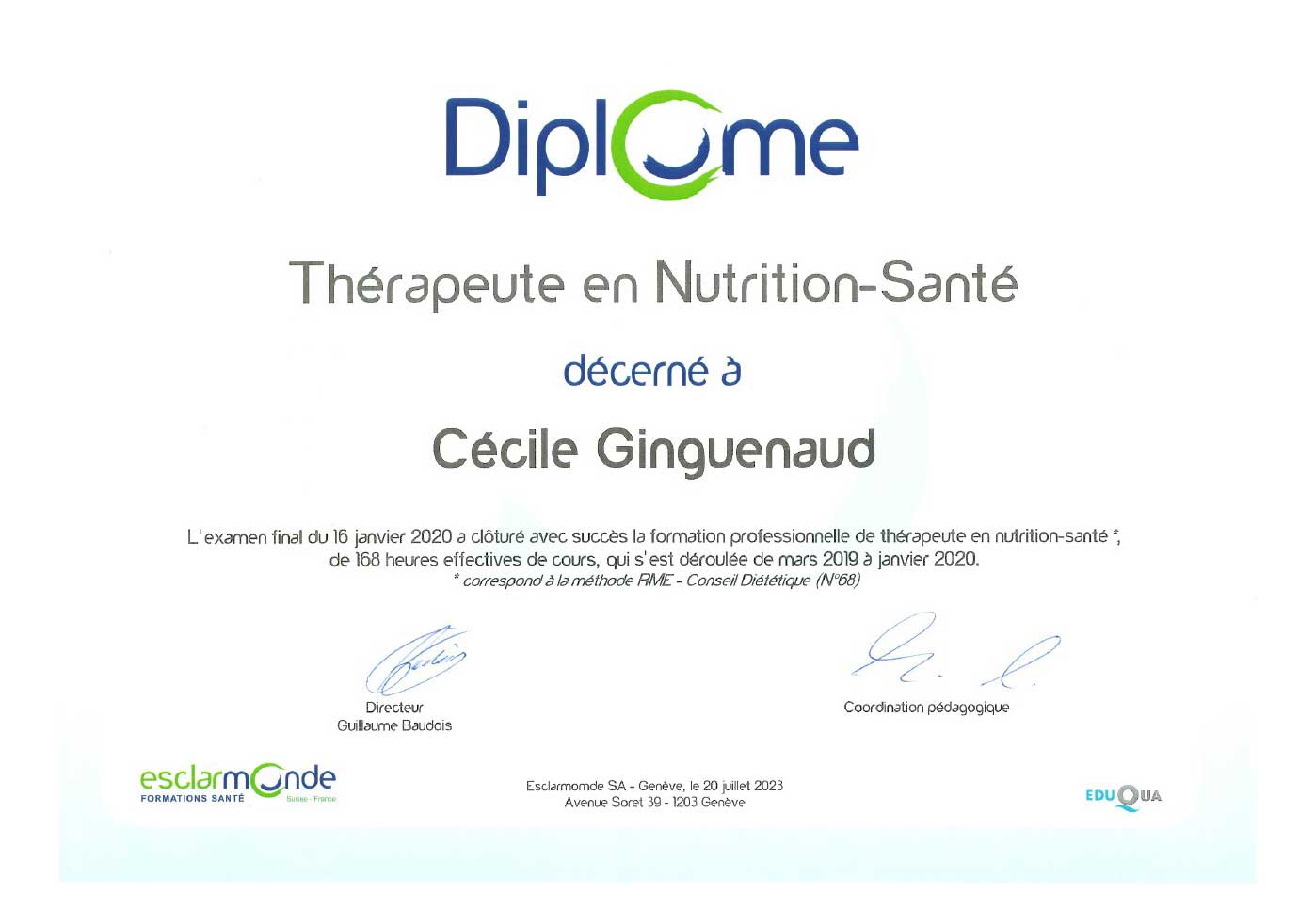 therapeute nutrition