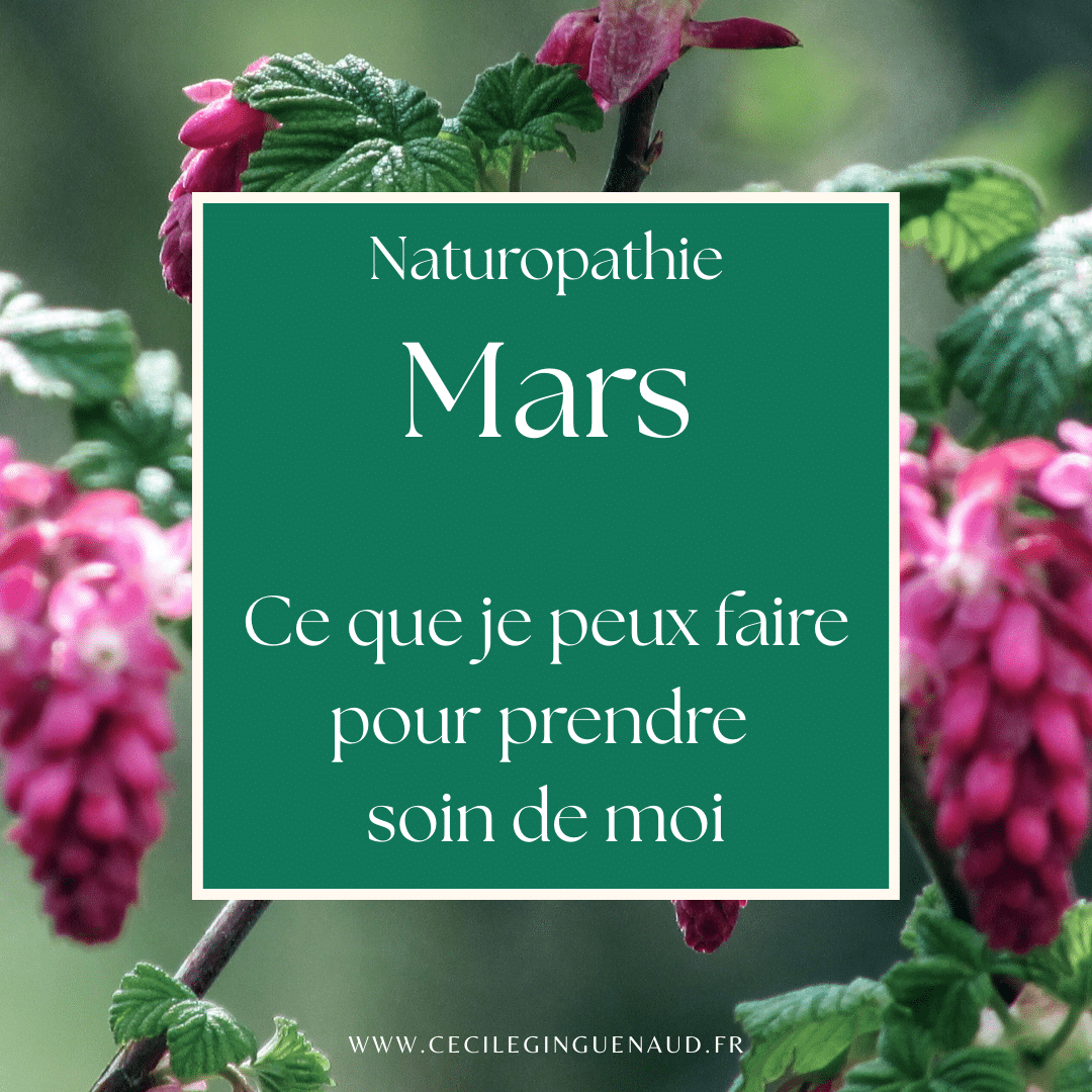 Blog Naturopathie en mars